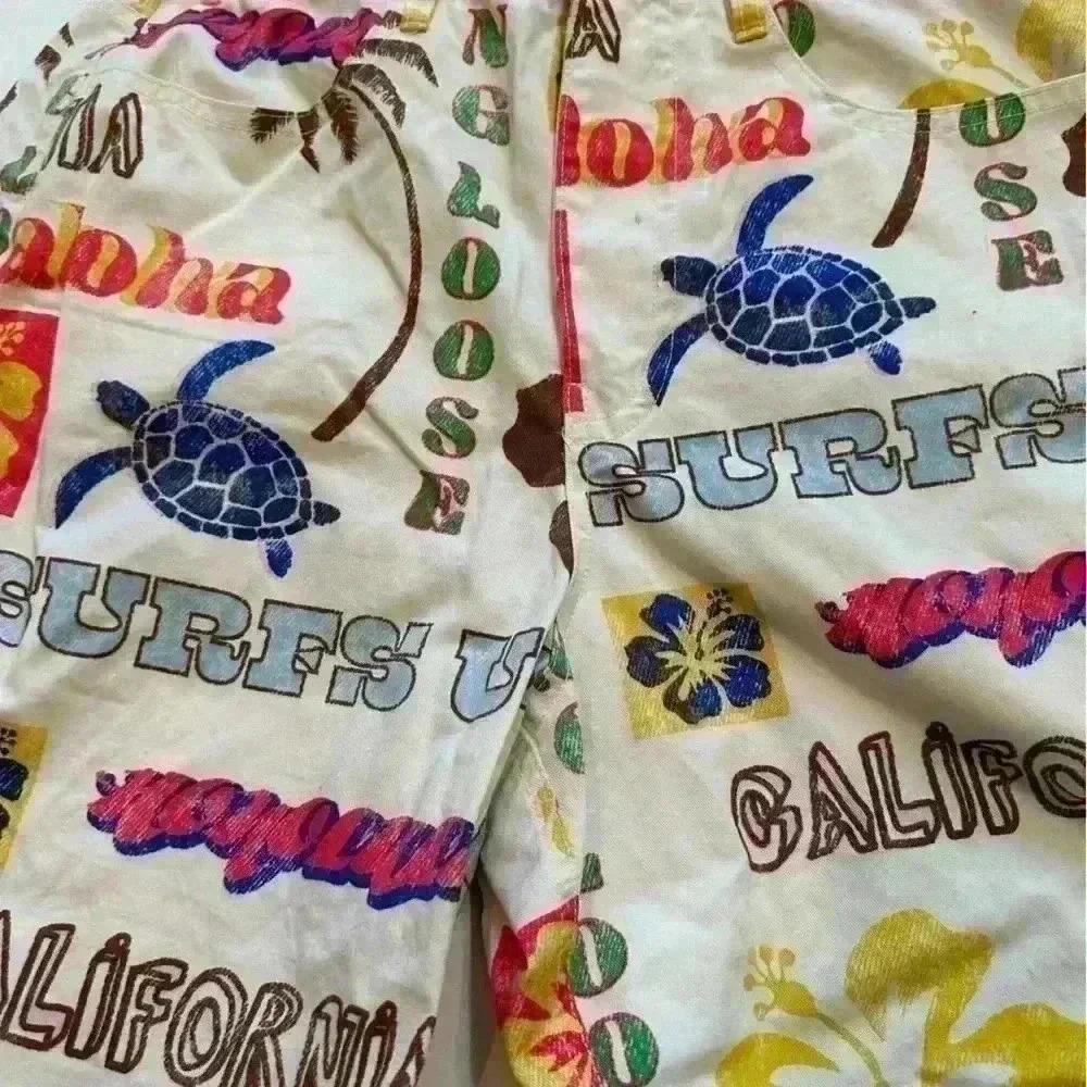 BDG Hawaiian Cargo Shorts